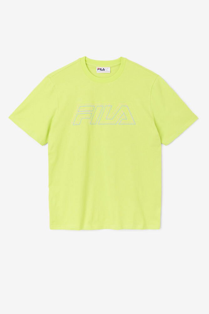 Fila Lakosa Light Green T-Shirt Mens - NZ 82706-ELVY